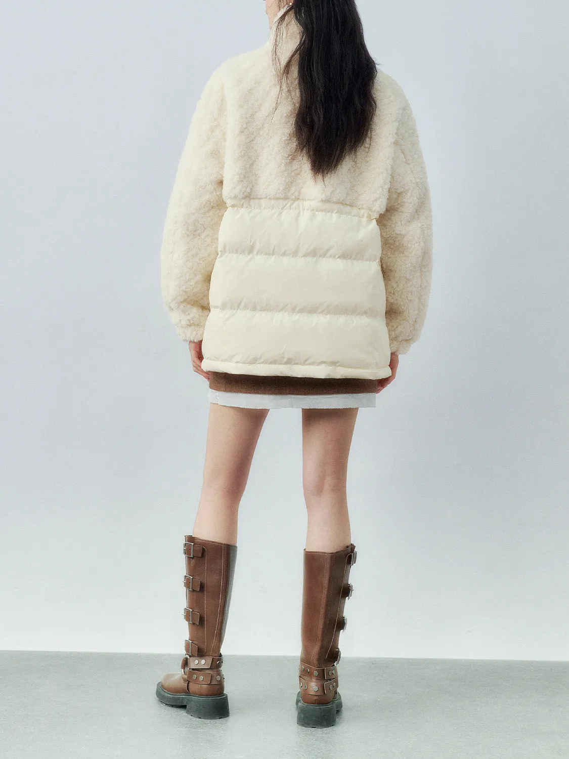 Fur Padded Down Loose Coats sold by Urban Revivo product image thumbnail 3