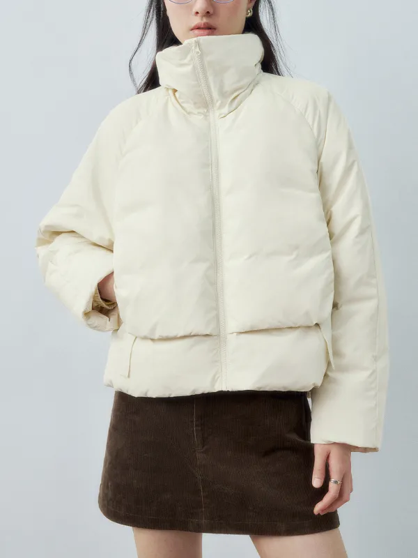 Padded Down Zip Front Puffer Jackets sold by Urban Revivo