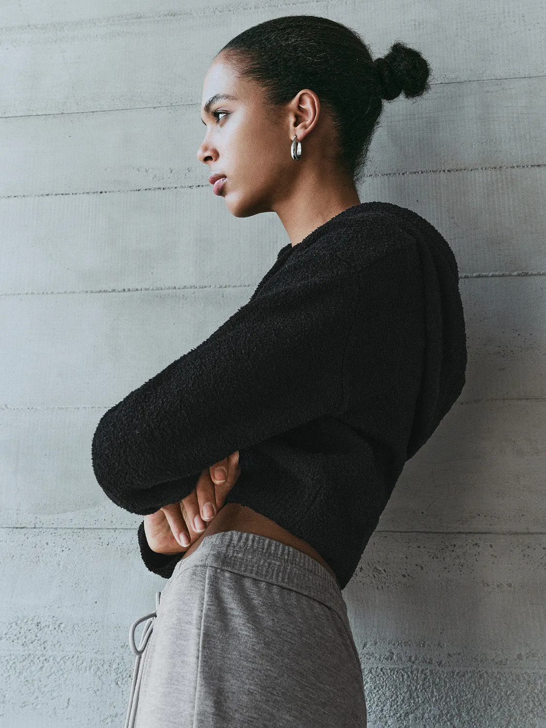 Hoodie Knitted T-Shirts sold by Urban Revivo product image thumbnail 2