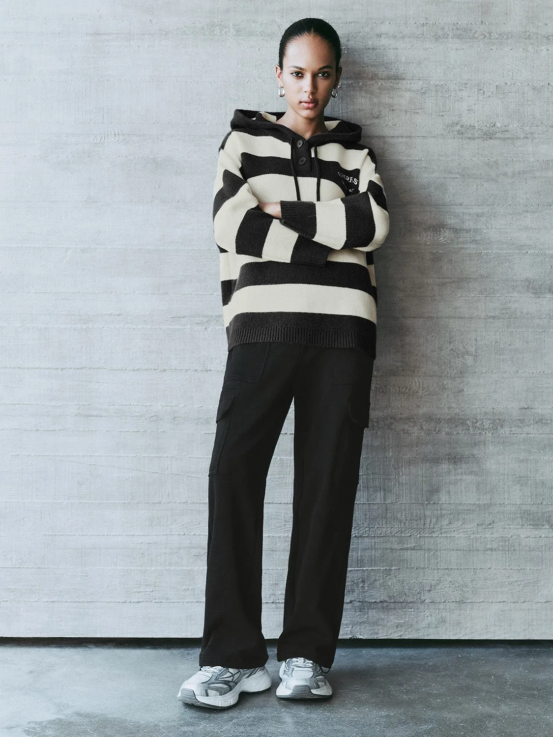 Loose Wide-Leg Pants sold by Urban Revivo product image thumbnail 5