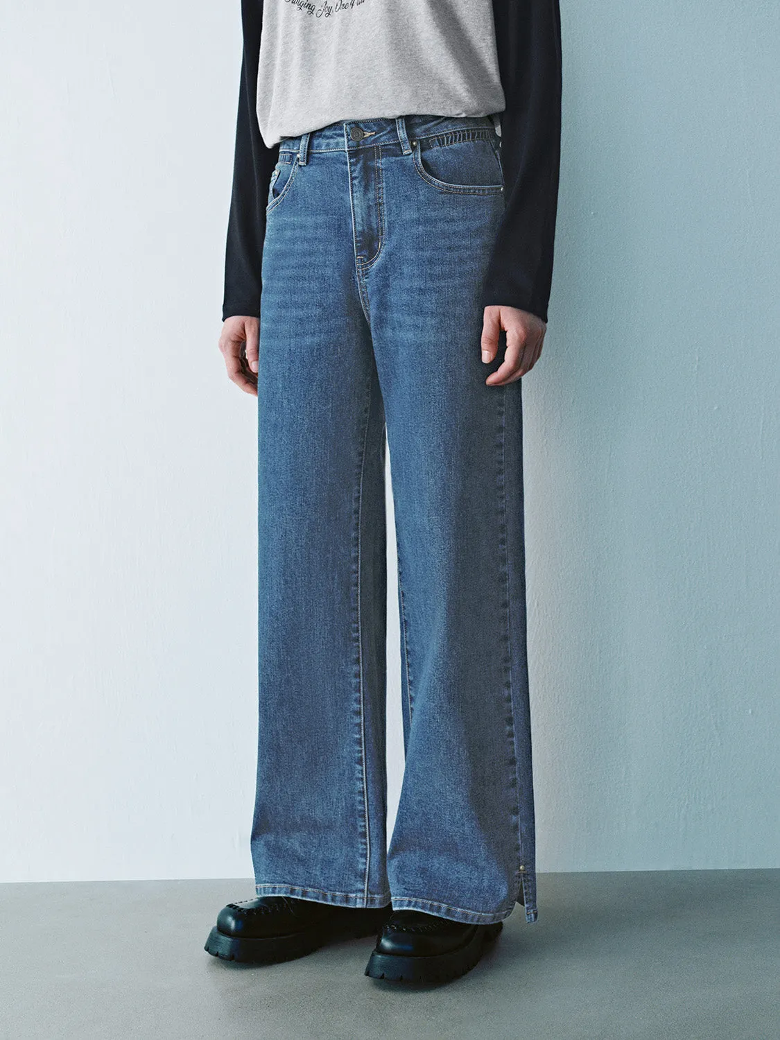Straight Denim Jeans sold by Urban Revivo product image thumbnail 3