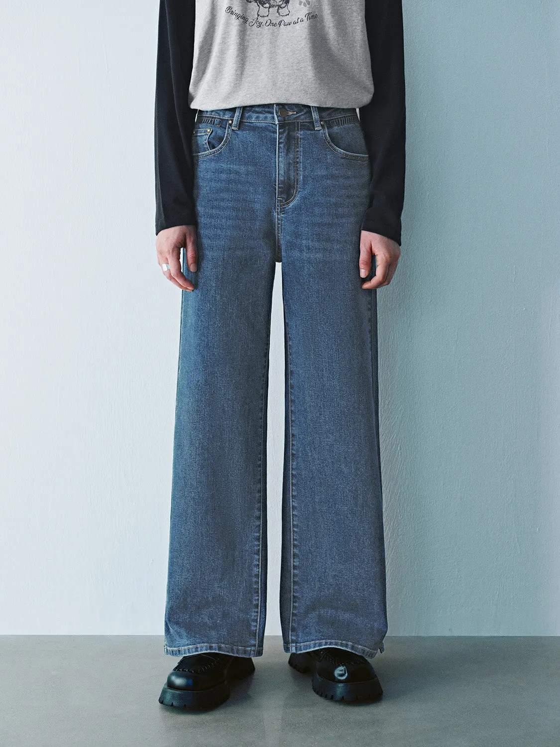 Straight Denim Jeans sold by Urban Revivo product image thumbnail 2