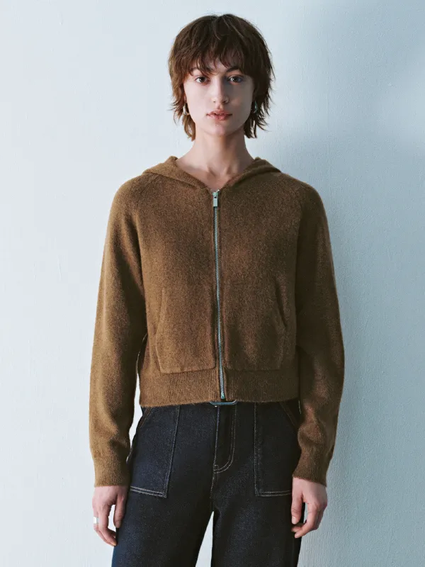 Zip Up Front Knitted Cardigans sold by Urban Revivo