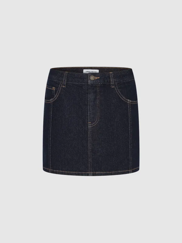 Short Denim Skirts sold by Urban Revivo