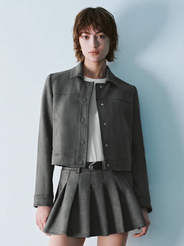 Cropped Press Button Jackets sold by Urban Revivo