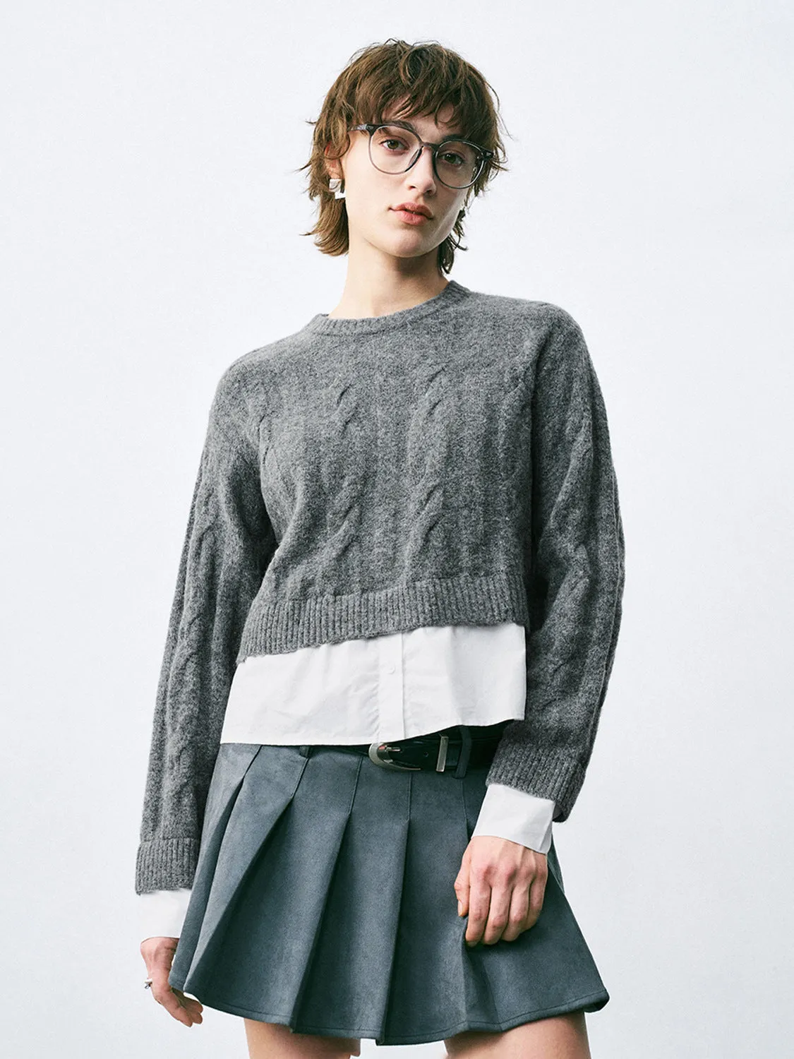 Crew Neck Knitted T-Shirts sold by Urban Revivo