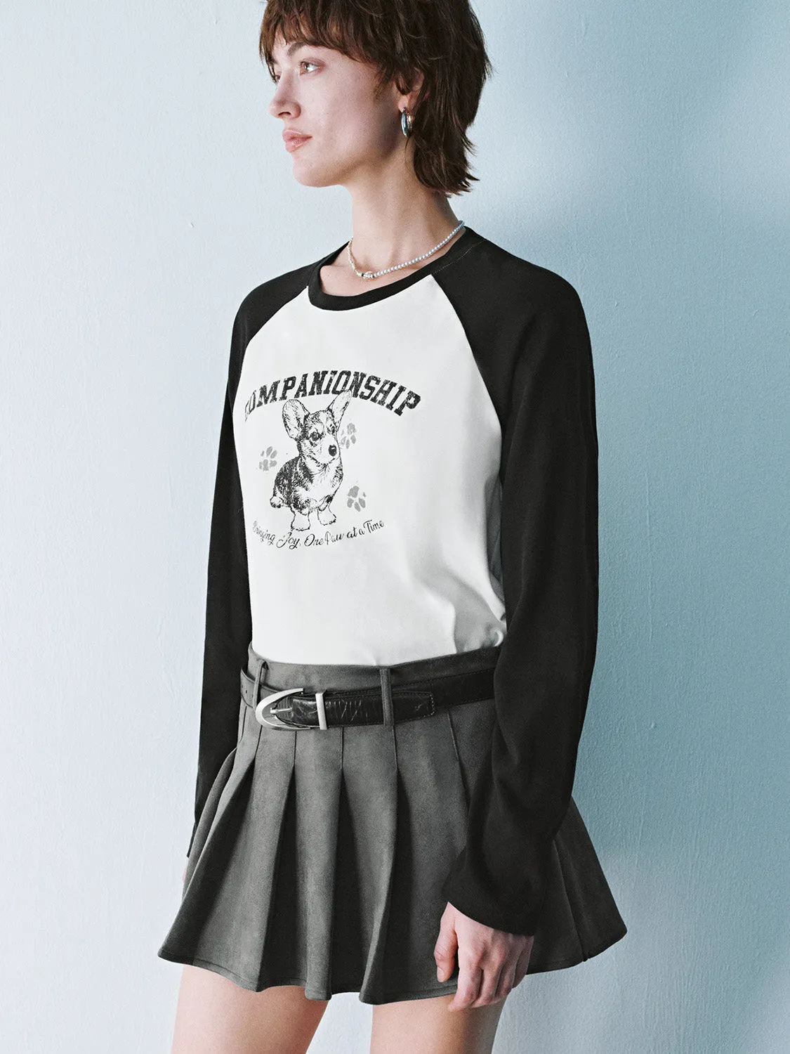 Crew Neck Loose T-Shirts sold by Urban Revivo product image thumbnail 2