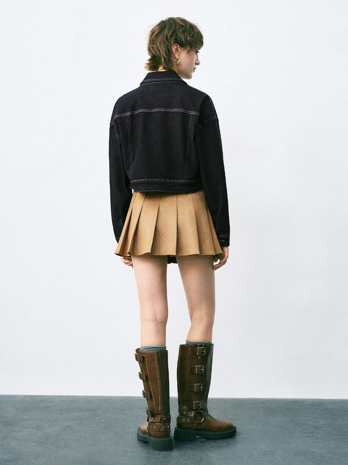 Button Up Denim Jackets sold by Urban Revivo product image thumbnail 3