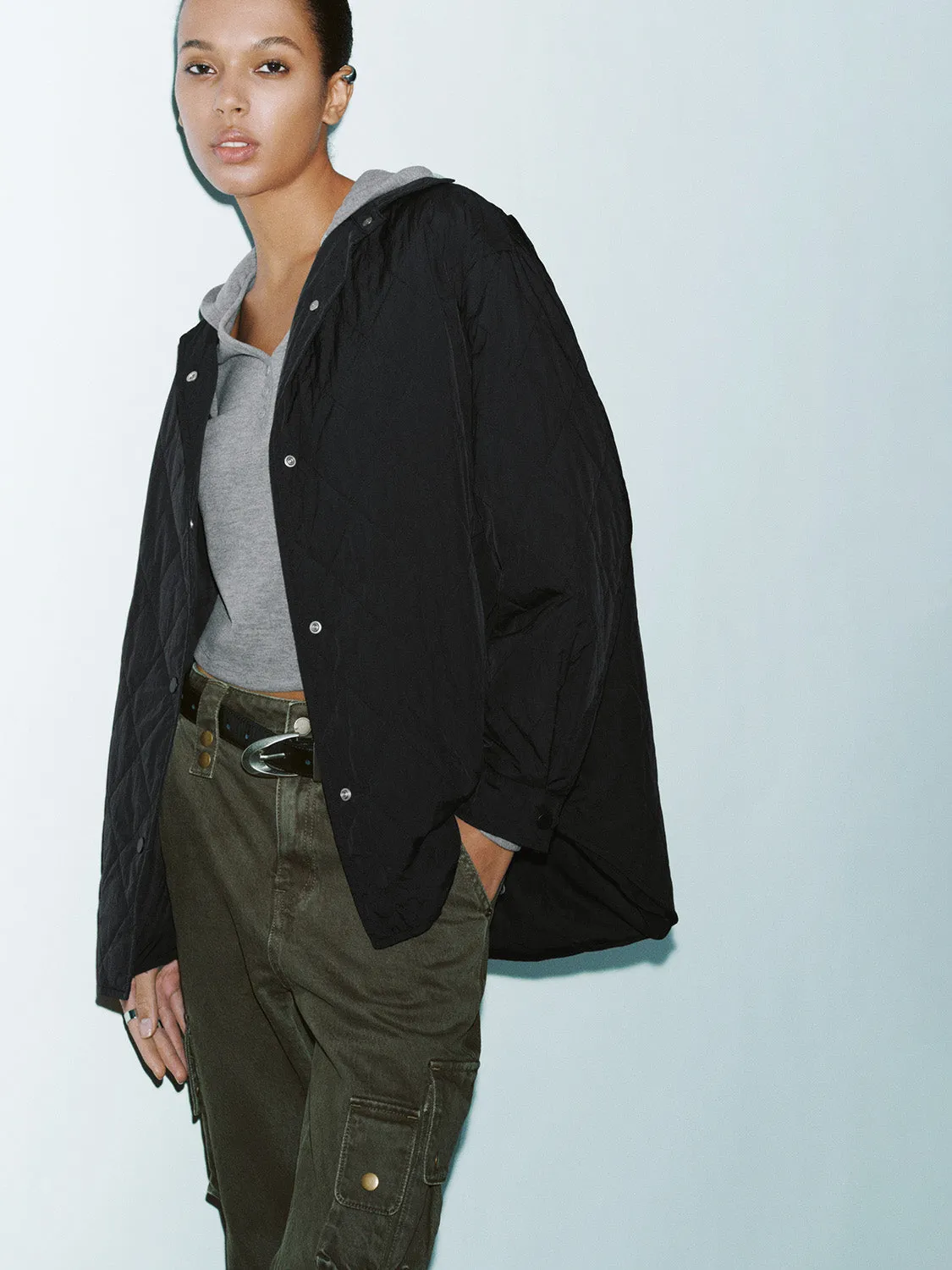 Loose Padded Coats sold by Urban Revivo product image thumbnail 2