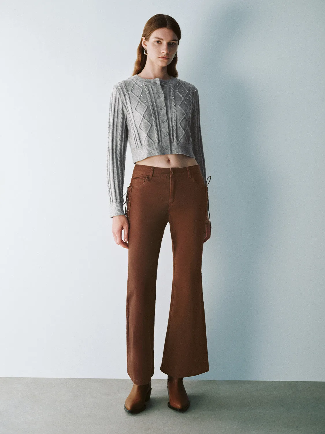 Button Up Straight Knitted Cardigans sold by Urban Revivo product image thumbnail 4