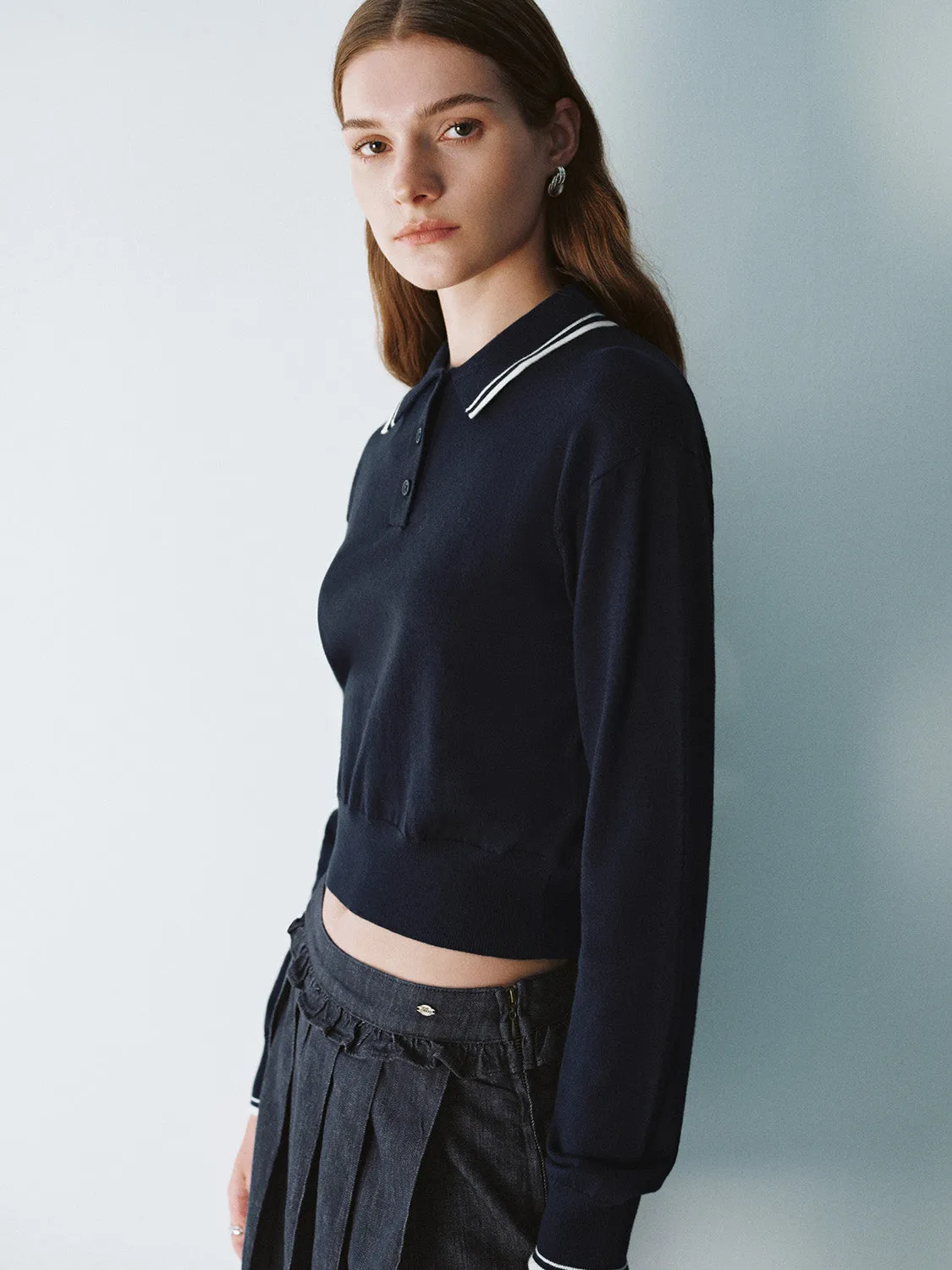 Straight Knitted T-Shirts sold by Urban Revivo product image thumbnail 2