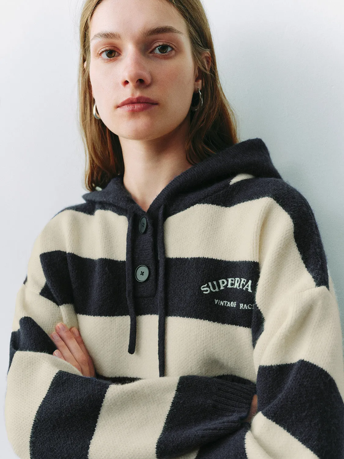 Loose Knitted Hooded sold by Urban Revivo product image thumbnail 5