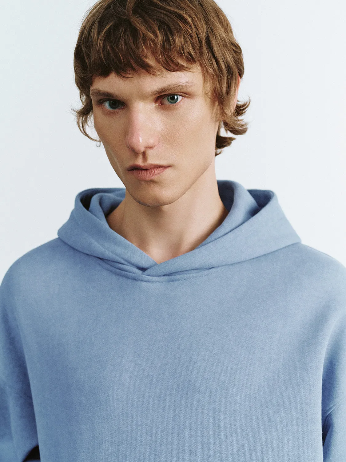 Crew Neck Straight Hoodie sold by Urban Revivo product image thumbnail 5