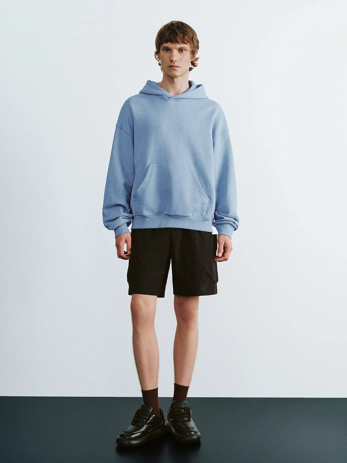 Crew Neck Straight Hoodie sold by Urban Revivo product image thumbnail 4