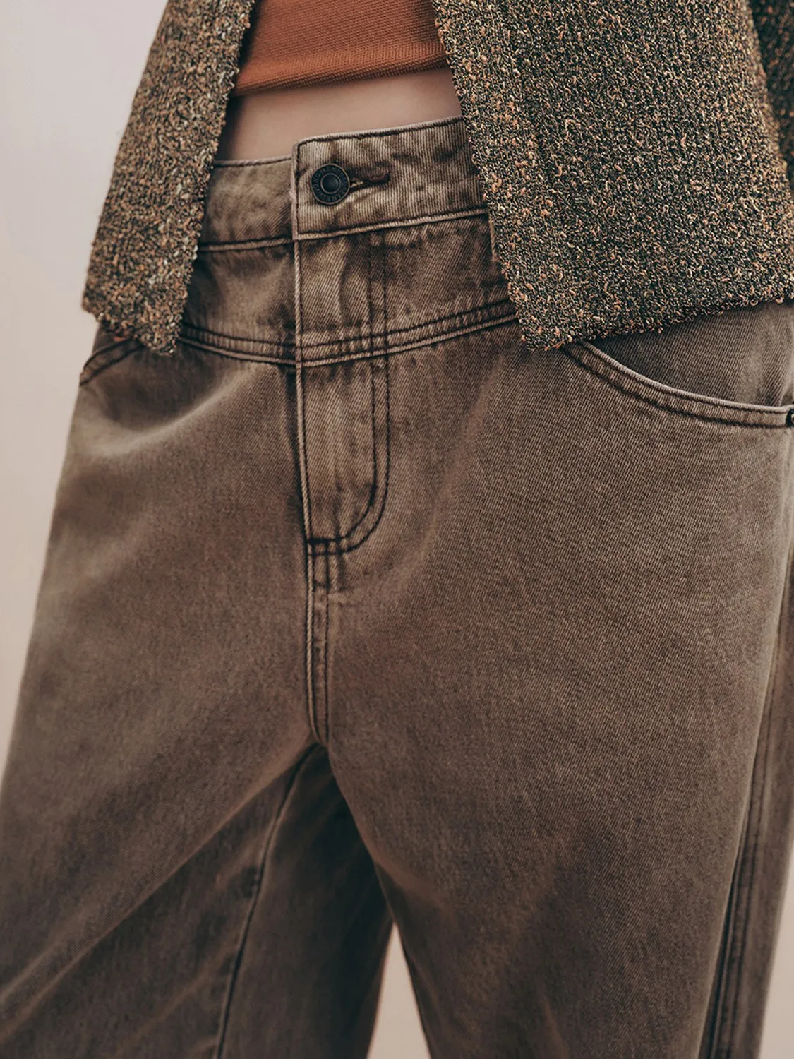 Wide-Leg Jeans sold by Urban Revivo product image thumbnail 4