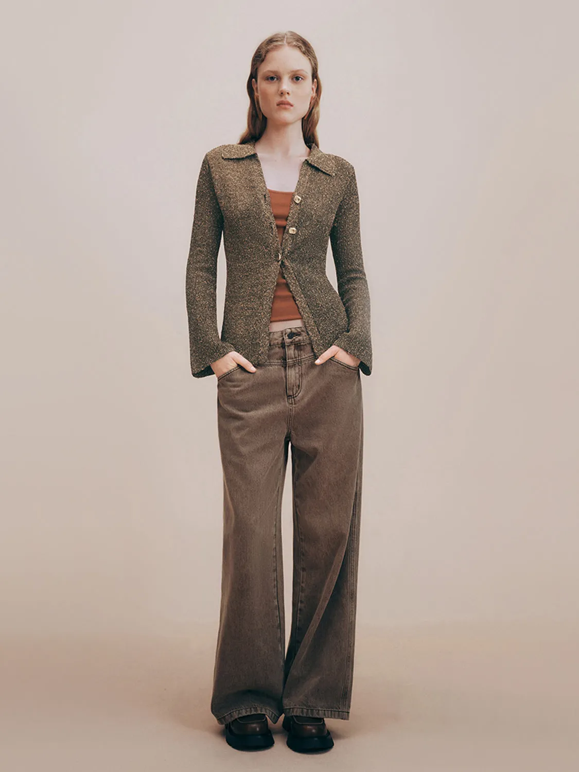 Wide-Leg Jeans sold by Urban Revivo product image thumbnail 5