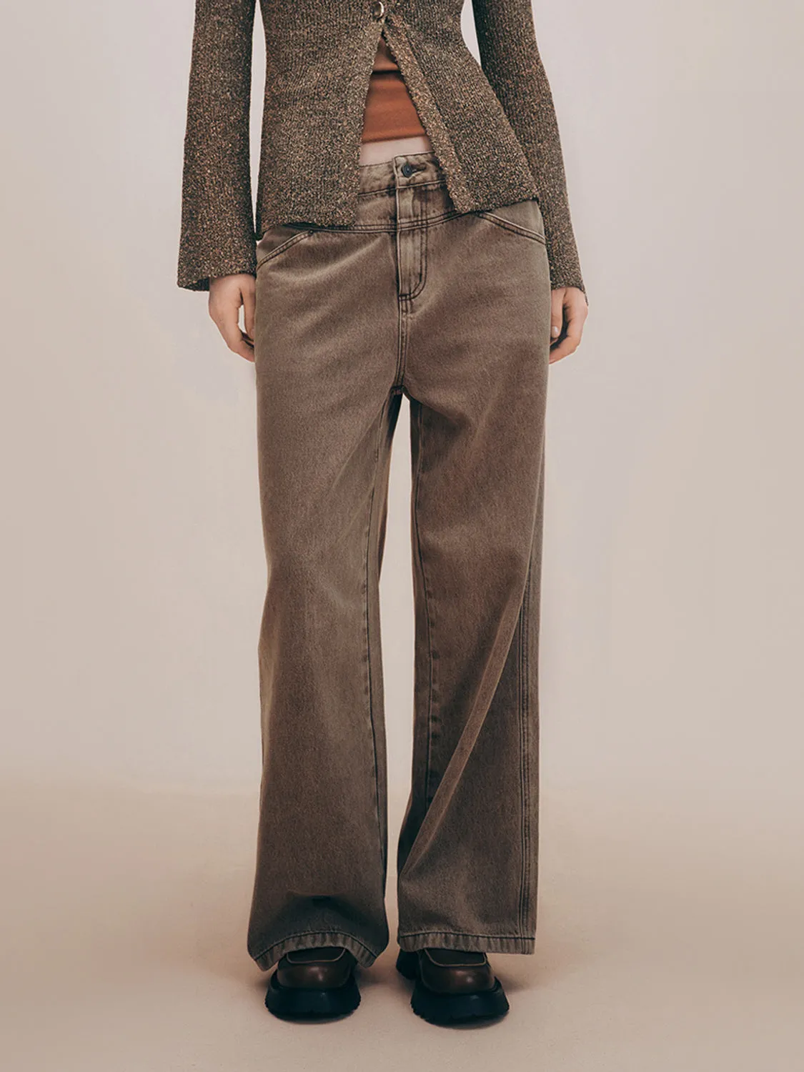 Wide-Leg Jeans sold by Urban Revivo product image thumbnail 2