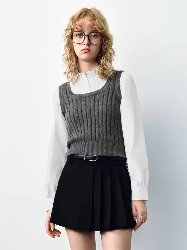 2 In 1 Knitted T-Shirt sold by Urban Revivo