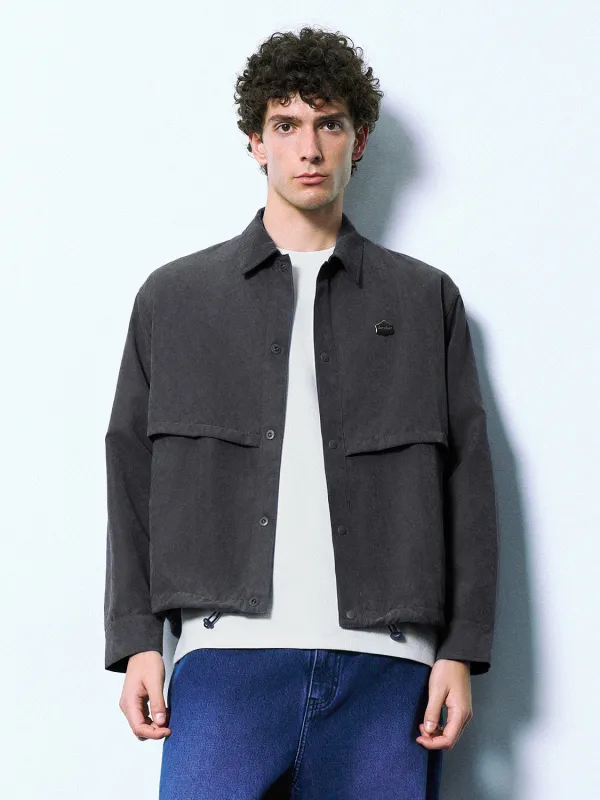 Button Up Straight Jacket sold by Urban Revivo