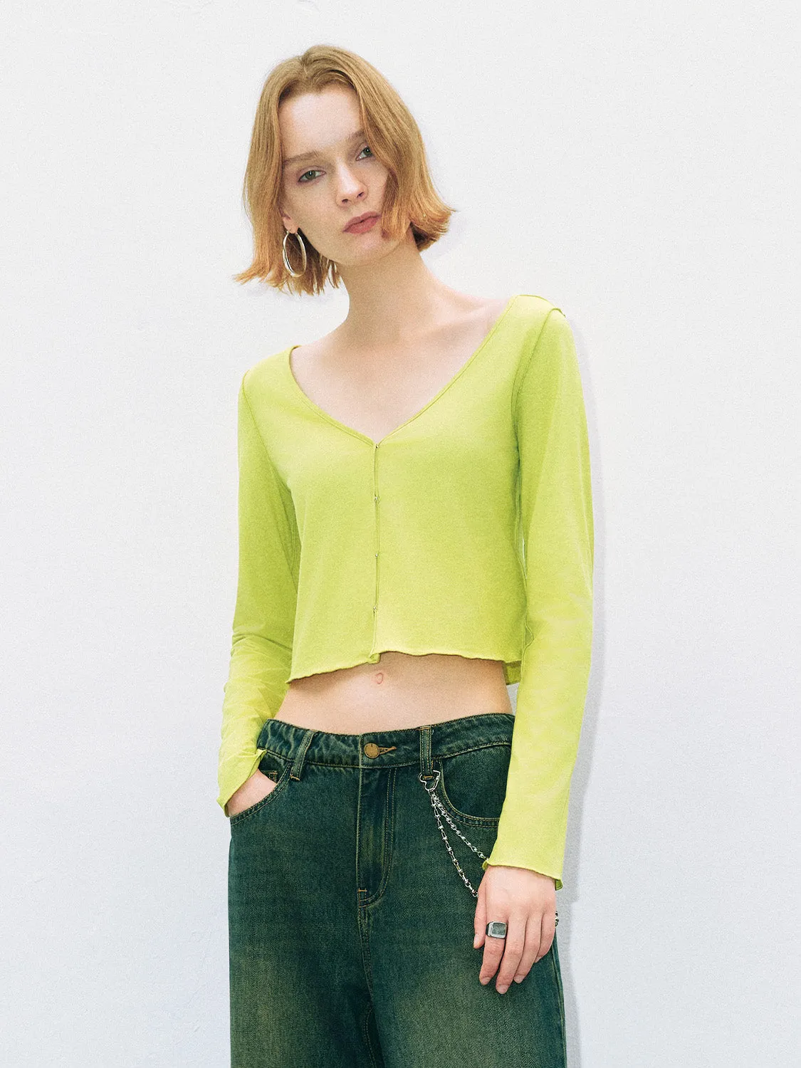 V-Neck Skinny Jacket sold by Urban Revivo