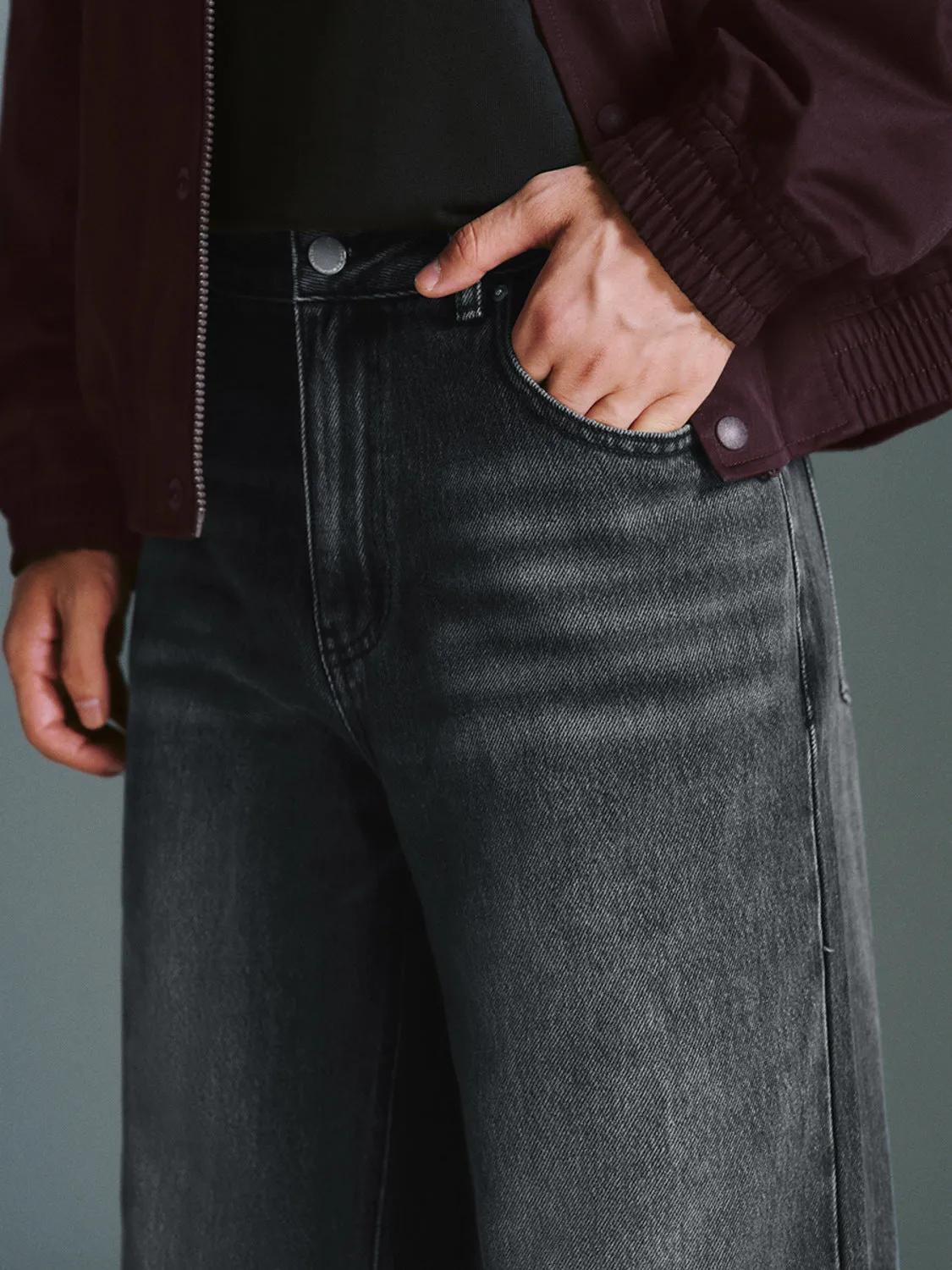 Straight Denim Jeans sold by Urban Revivo product image thumbnail 4