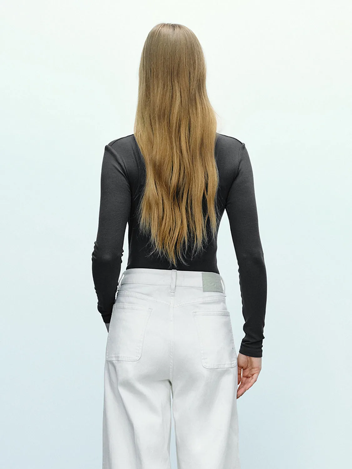 Turtle Neck Skinny T-Shirt sold by Urban Revivo product image thumbnail 4