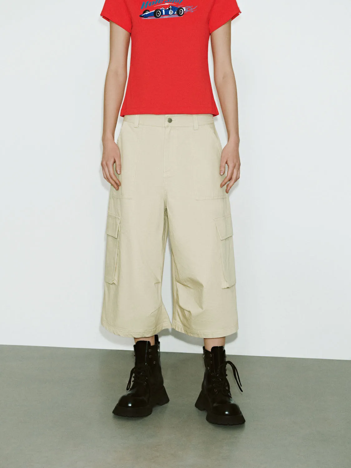 Wide-Leg Pants sold by Urban Revivo product image thumbnail 2