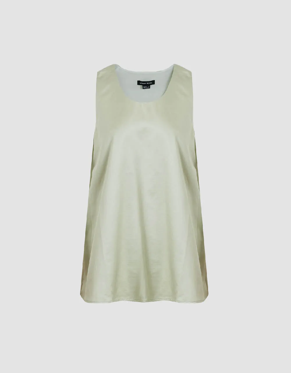 Sleeveless U Neck Overhead Shirt sold by Urban Revivo product image thumbnail 4