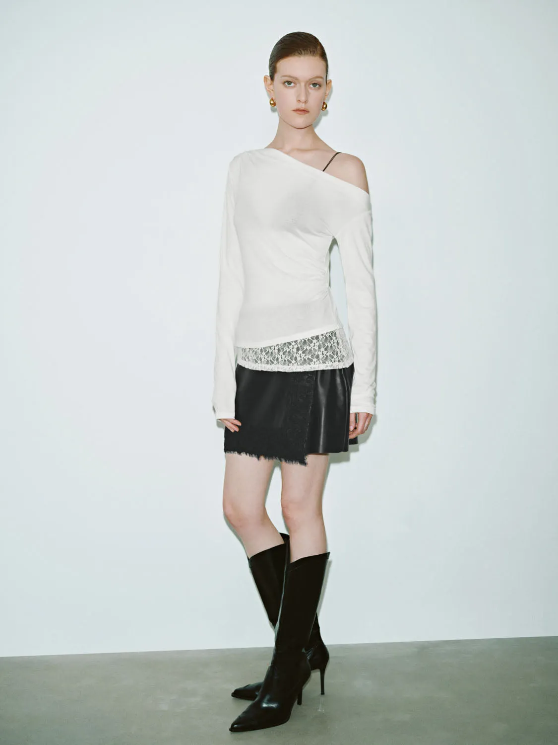 Skinny Long Sleeve T-Shirts sold by Urban Revivo product image thumbnail 3