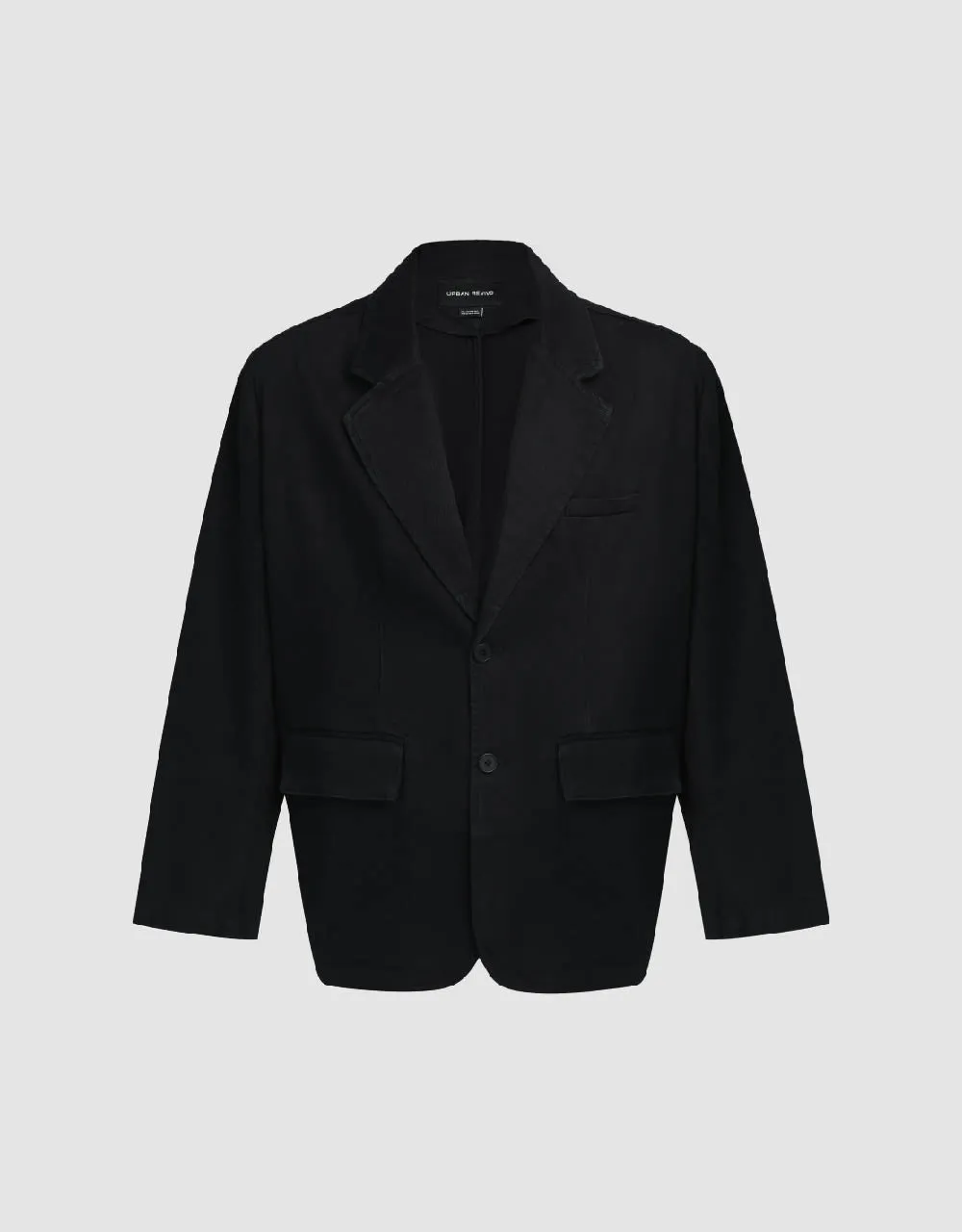 Single Breasted Denim Blazer Jacket sold by Urban Revivo product image thumbnail 4