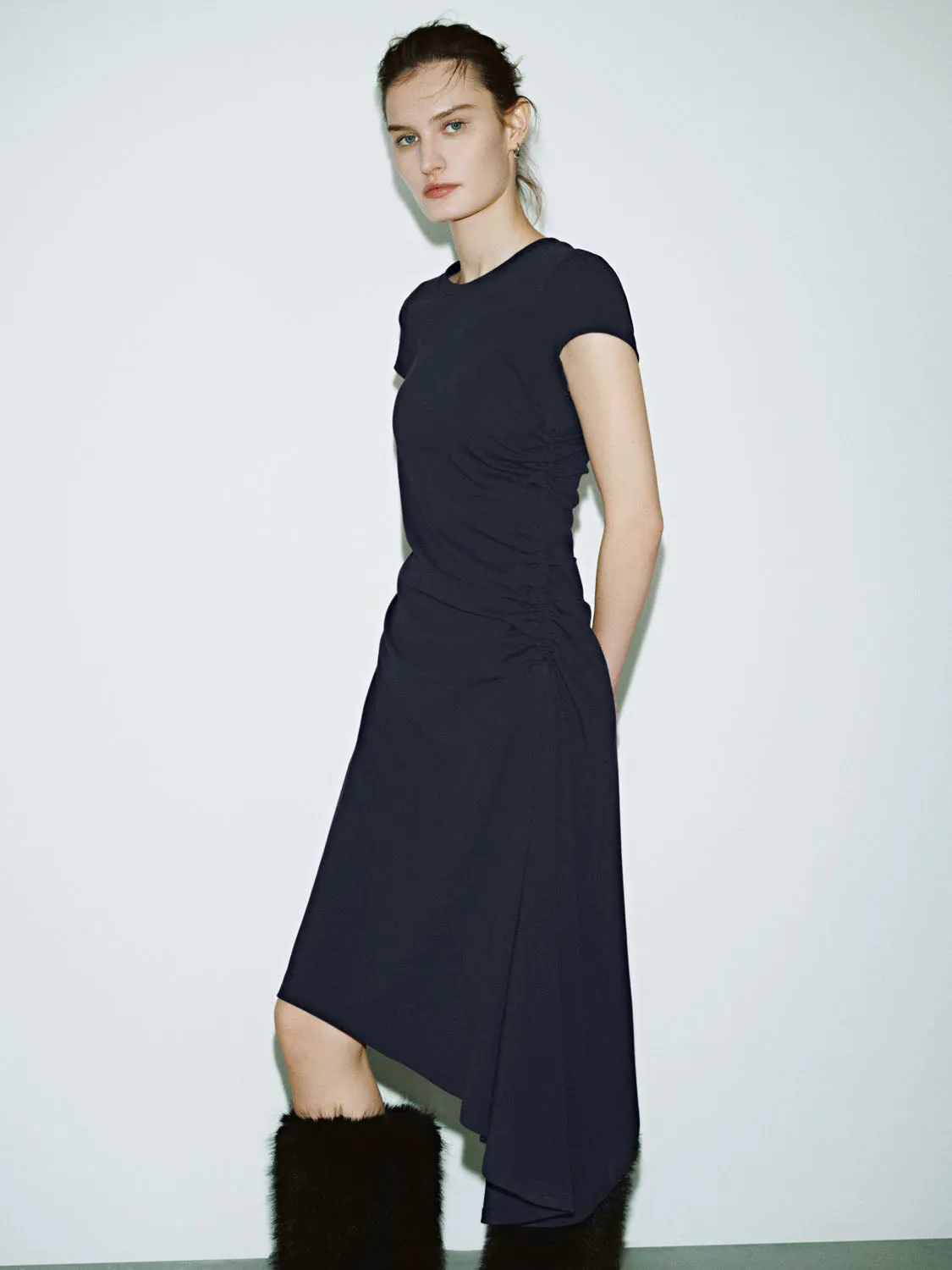 Short Sleeve A-Line Dresses sold by Urban Revivo product image thumbnail 5