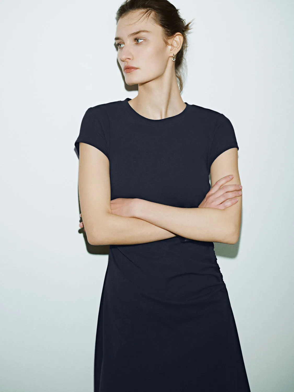 Short Sleeve A-Line Dresses sold by Urban Revivo product image thumbnail 4