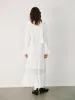 Ruffle Hem Long Sleeve Shirts sold by Urban Revivo