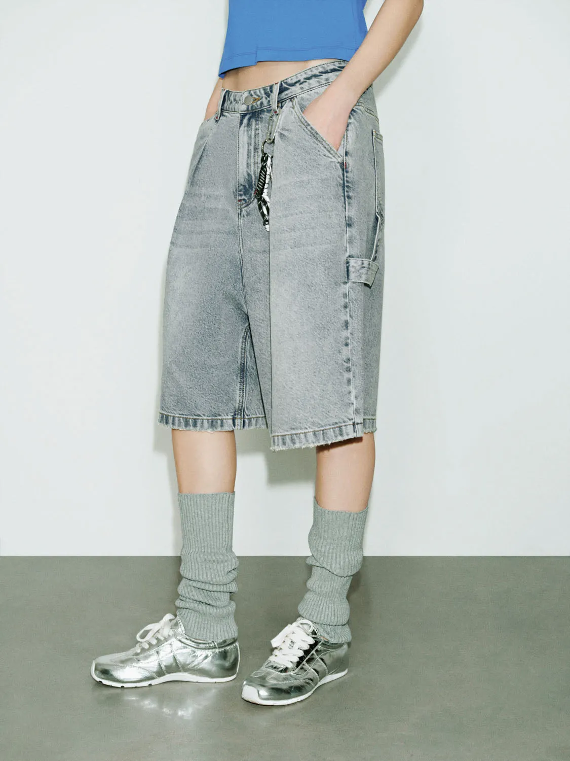 Midi Denim Jeans sold by Urban Revivo product image thumbnail 3