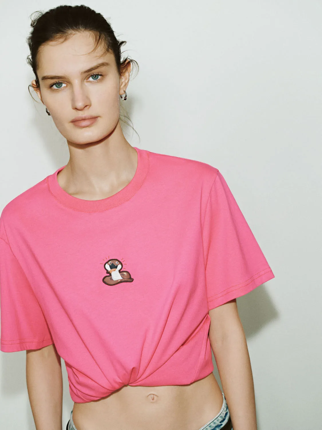 Loose Short Sleeve T-Shirts sold by Urban Revivo product image thumbnail 5