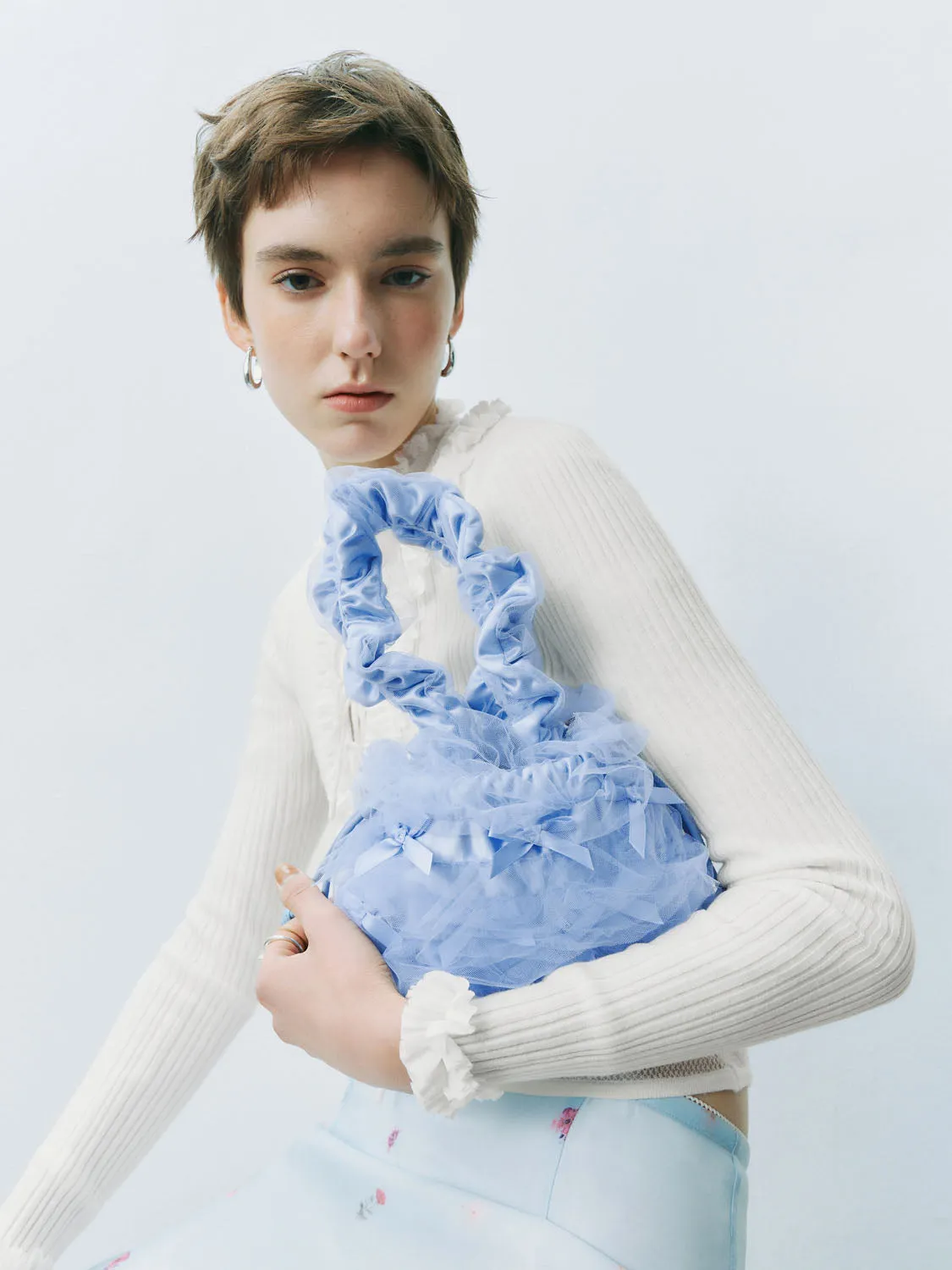 Lace Up Front Knitted Cardigans sold by Urban Revivo product image thumbnail 4