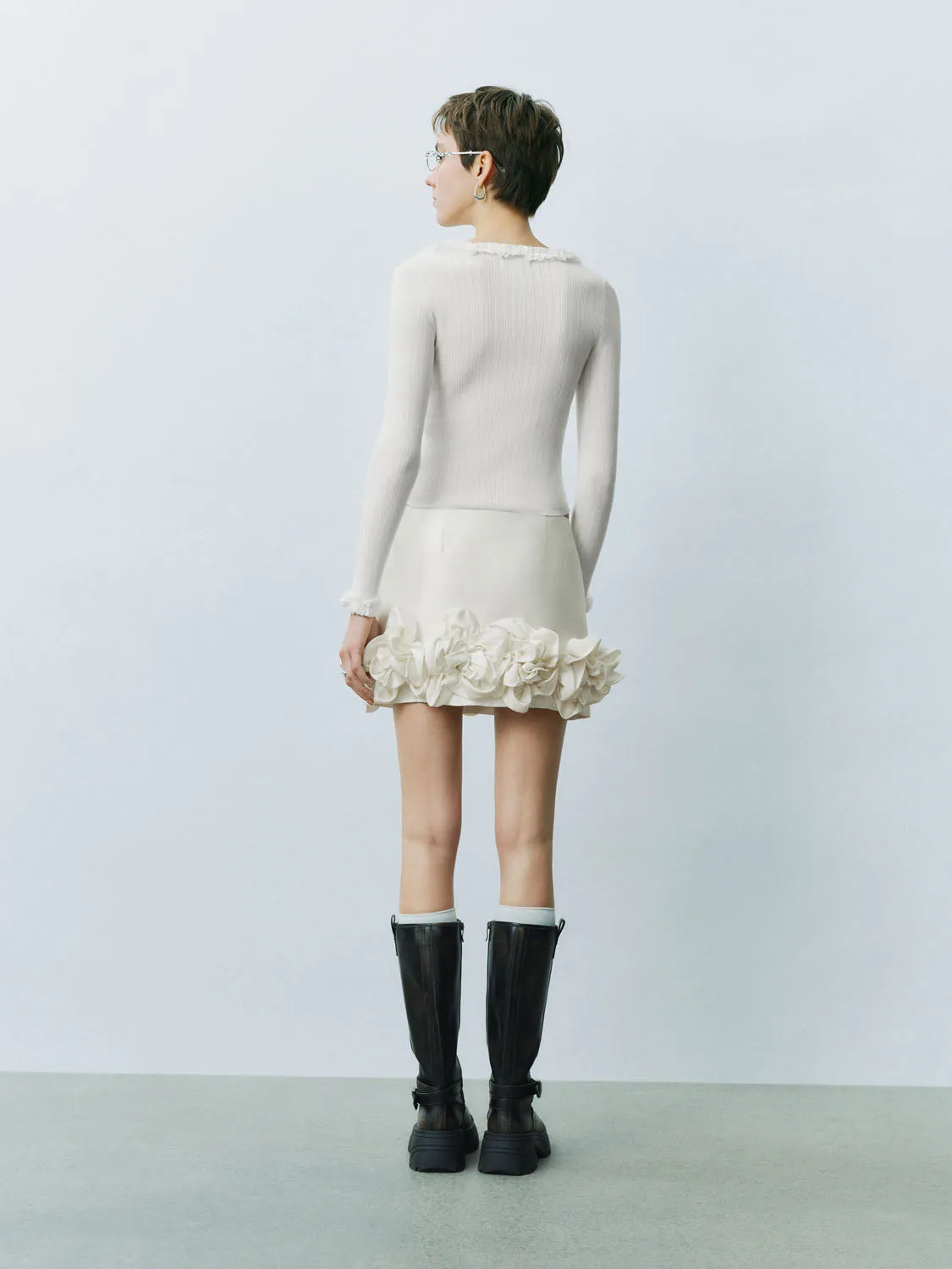 Knitted Long Sleeve T-Shirts sold by Urban Revivo product image thumbnail 3