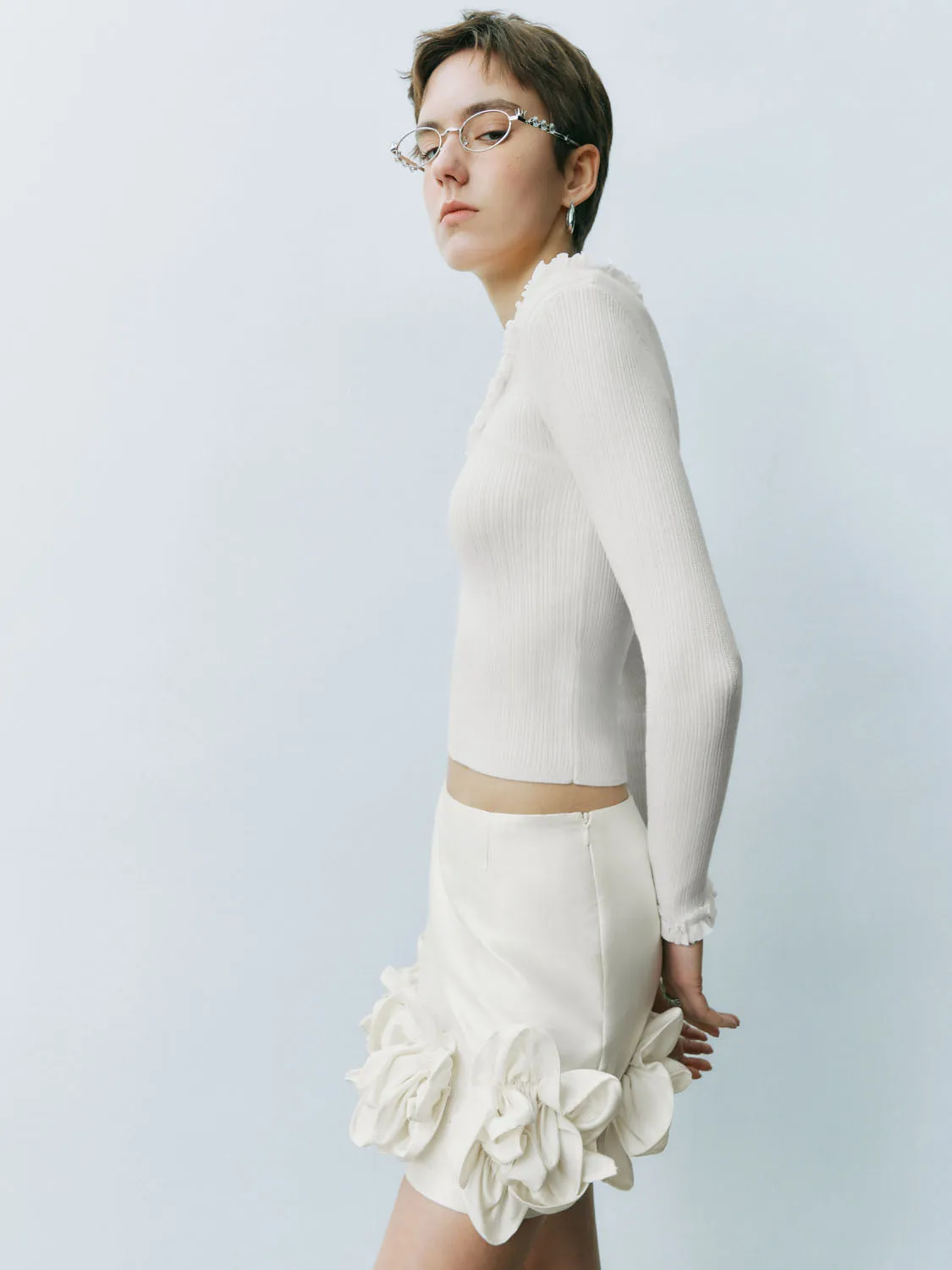 Knitted Long Sleeve T-Shirts sold by Urban Revivo product image thumbnail 2