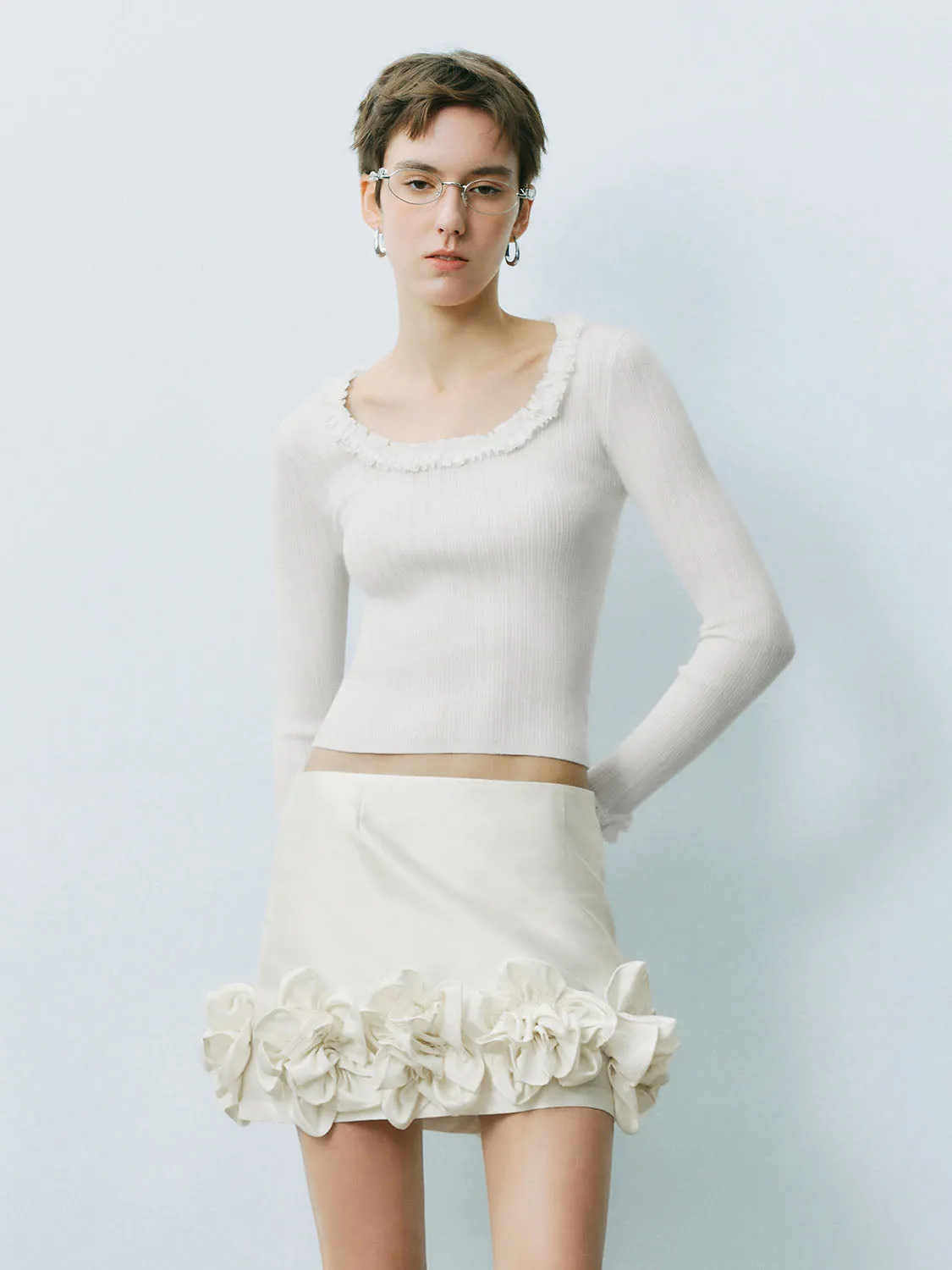 Knitted Long Sleeve T-Shirts sold by Urban Revivo