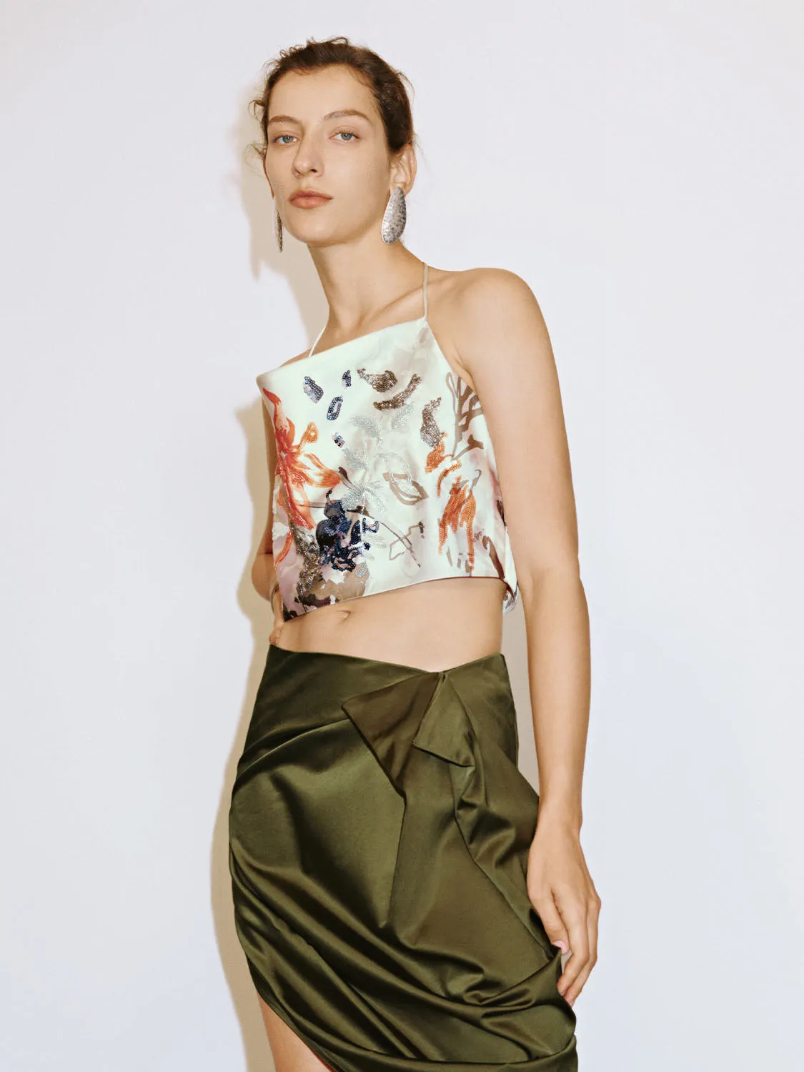 Halter Neck Cami Tops sold by Urban Revivo