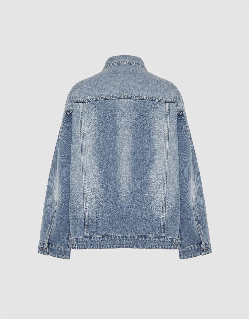 Gradient Denim Jacket sold by Urban Revivo product image thumbnail 5