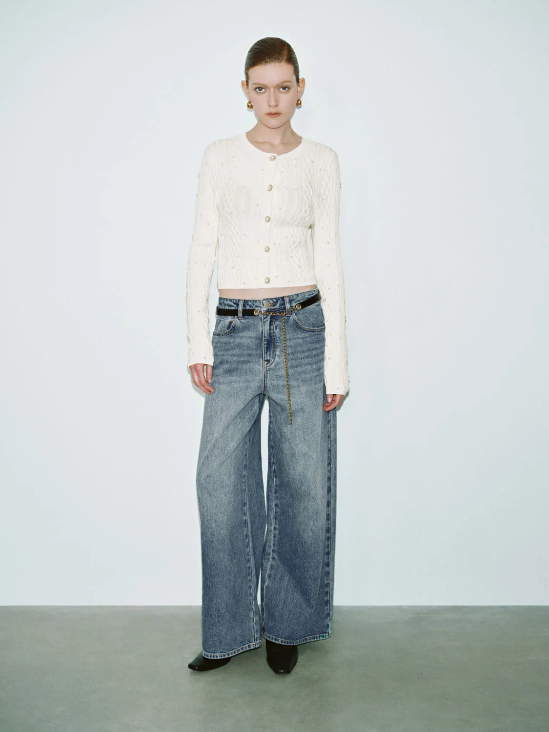 Diamond Knitted Cardigans sold by Urban Revivo product image thumbnail 4