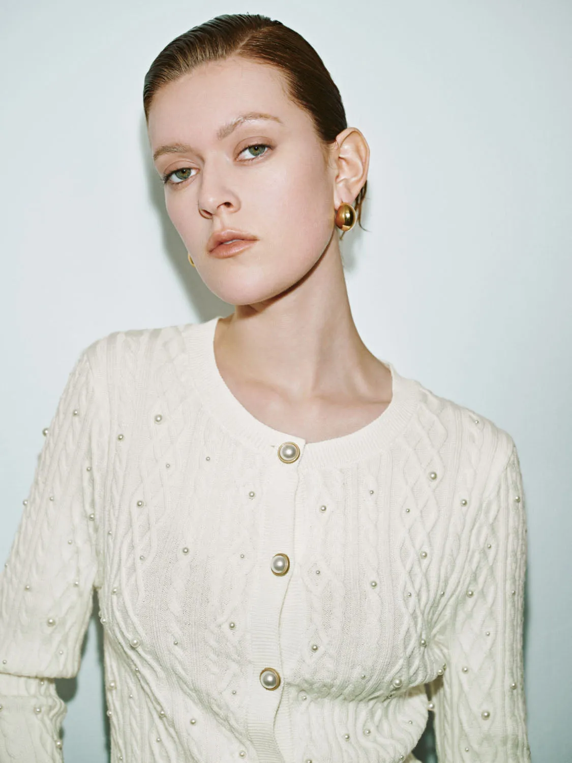 Diamond Knitted Cardigans sold by Urban Revivo product image thumbnail 3