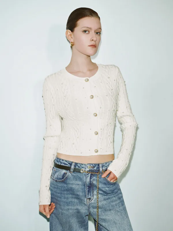 Diamond Knitted Cardigans sold by Urban Revivo