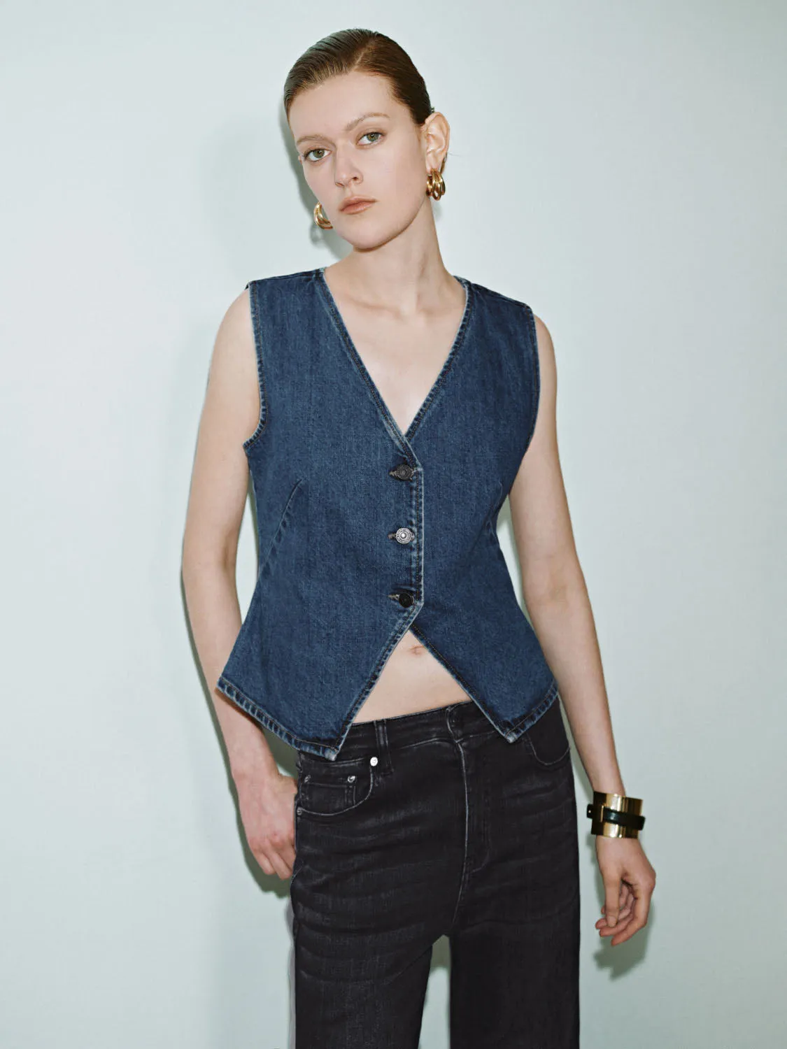 Denim Waistcoats sold by Urban Revivo