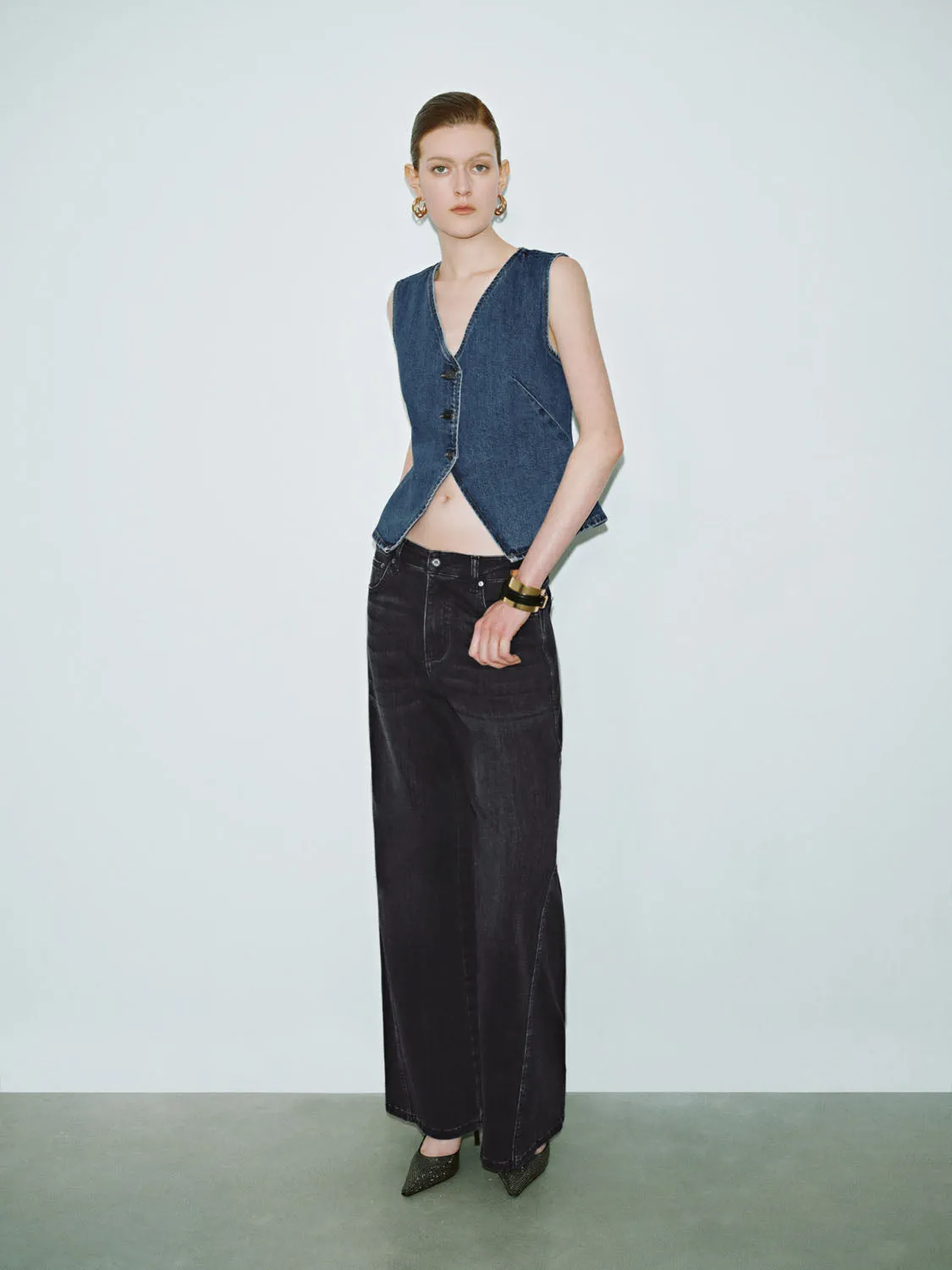 Denim Waistcoats sold by Urban Revivo product image thumbnail 3