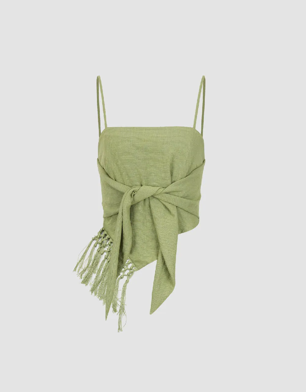 Cropped Skinny Cami Top sold by Urban Revivo product image thumbnail 4