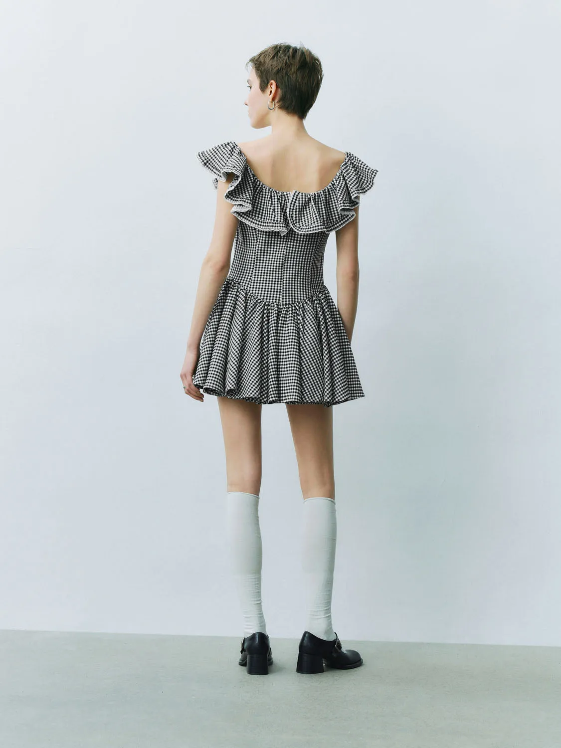 Checkered Skater Dresses sold by Urban Revivo product image thumbnail 3