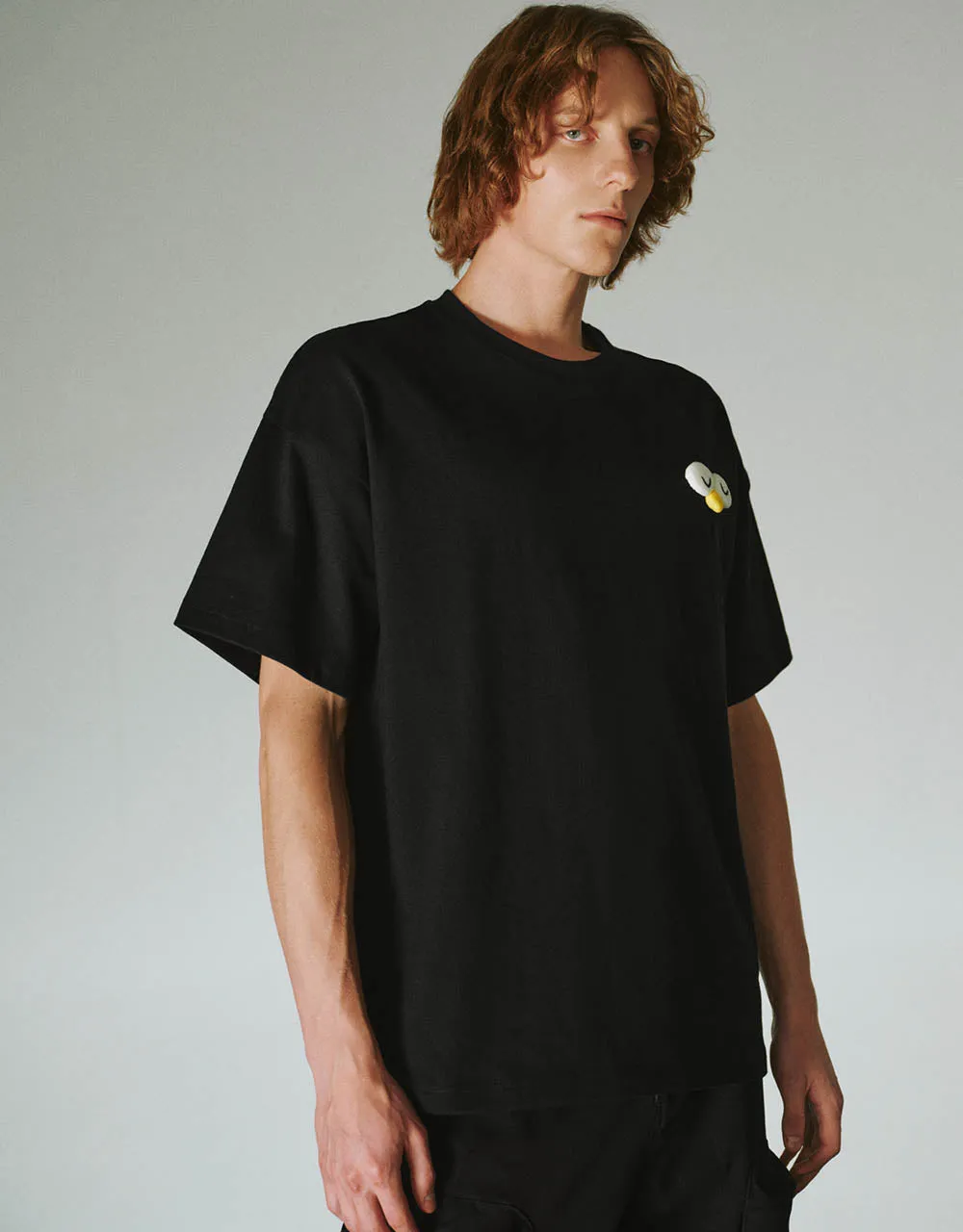 Cartoon Embossed Crew Neck T-Shirt sold by Urban Revivo product image thumbnail 2