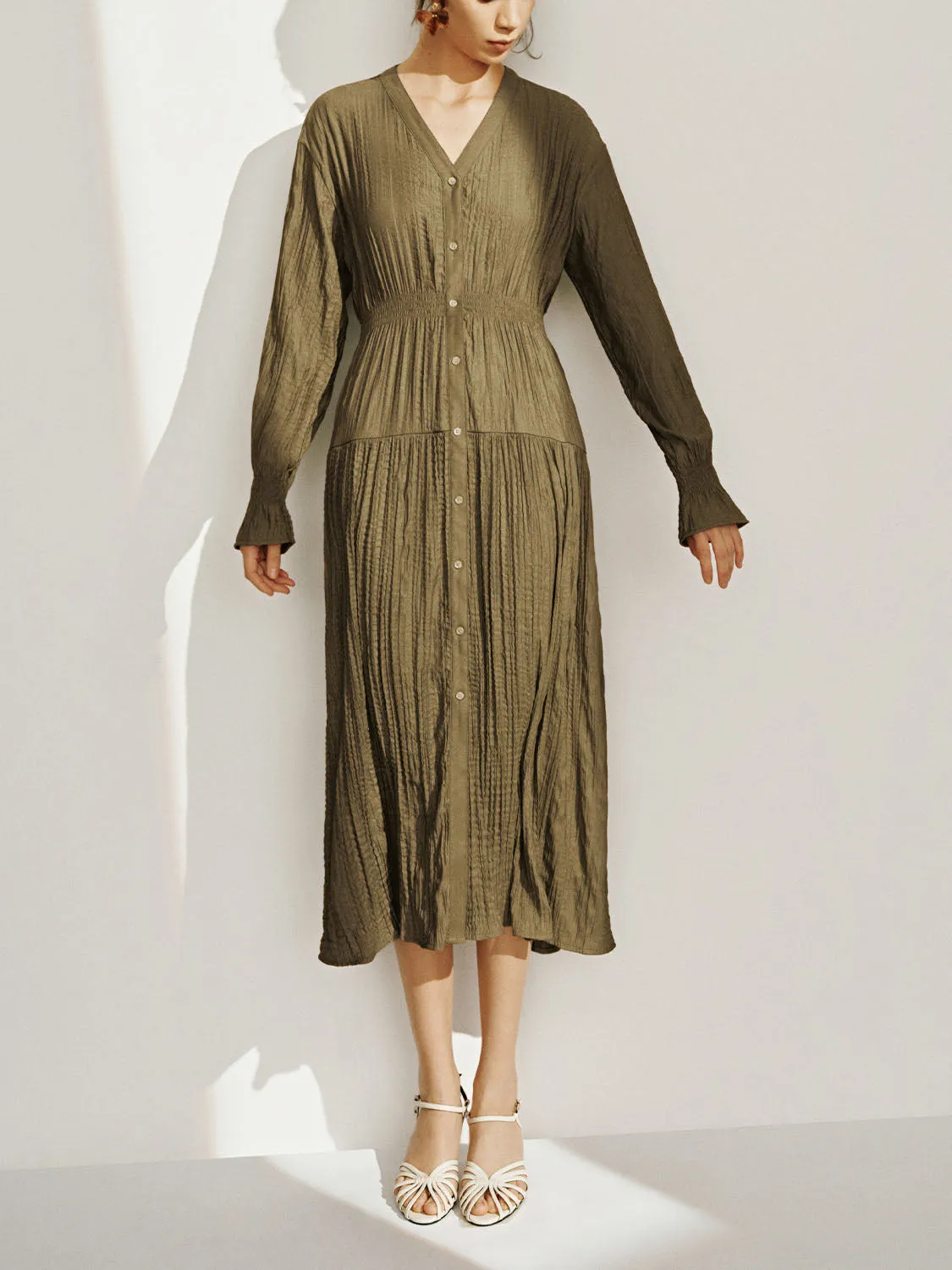 Button Up Skater Dresses sold by Urban Revivo